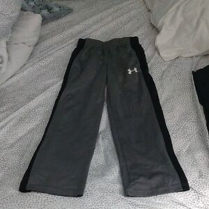 Under Armour Kids' Gray Track Pants Boys S